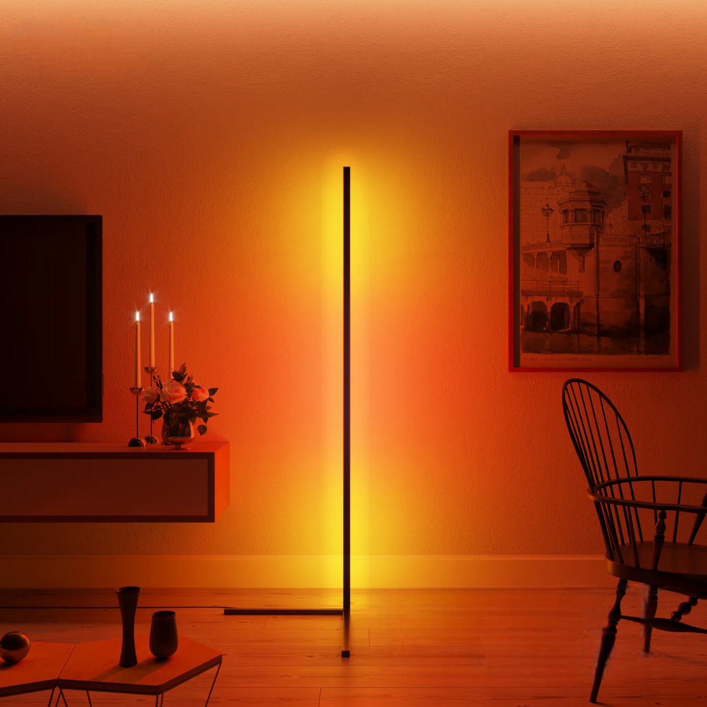 Lumi Tower - Minimal LED Corner Lamp