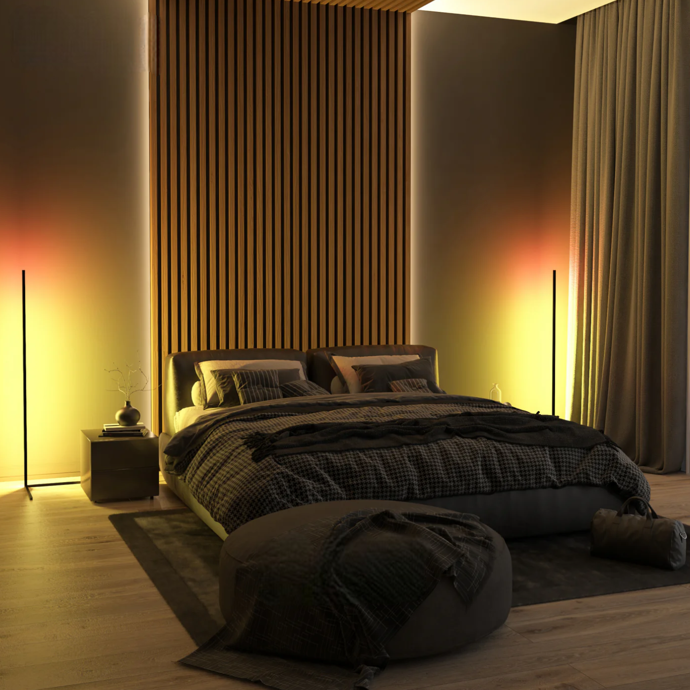 Lumi Tower - Minimal LED Corner Lamp