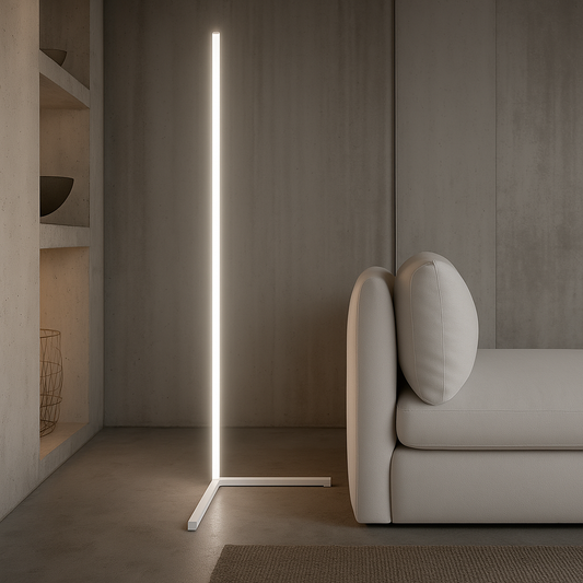 Glow Tower - Dimmable LED White Corner Lamp